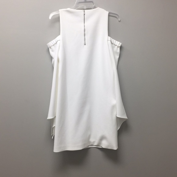 Tibi Could Shoulder Ivory Shift Dress - Picture 8 of 8